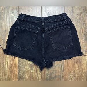 Black Denim Short